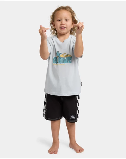 Quiksilver - Boys 2 to 7 Palm Time T-Shirt
