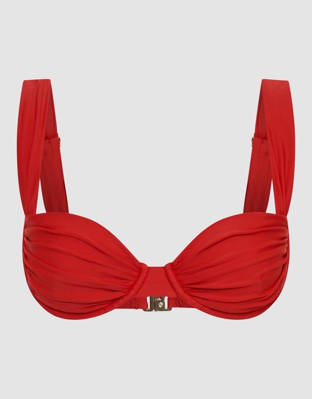 Vacay Swimwear - Rhodes Top Cincinnati Red