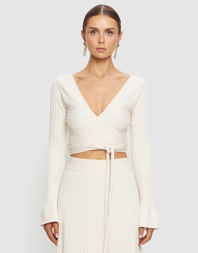 KIVARI - Daphne Rib Knit Top