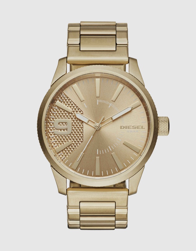 Diesel - Rasp Gold Tone Analogue Watch