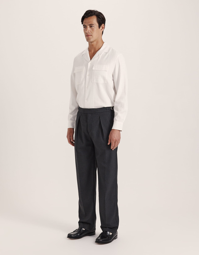 SABA - Henry Wide Pleat Pant