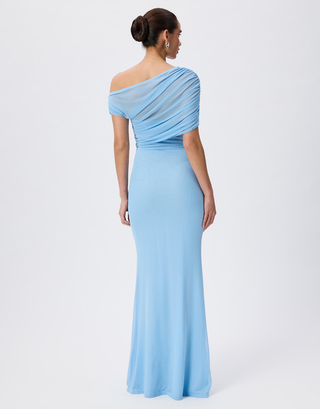 Tussah - Eleanor Mesh Off The Shoulder Maxi Dress
