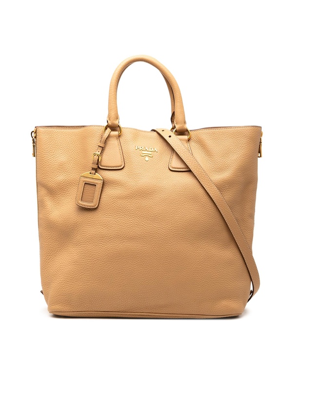 Pre-Loved by Azura Reborn - Pre-Loved Vitello Daino Side Zip Convertible Tote