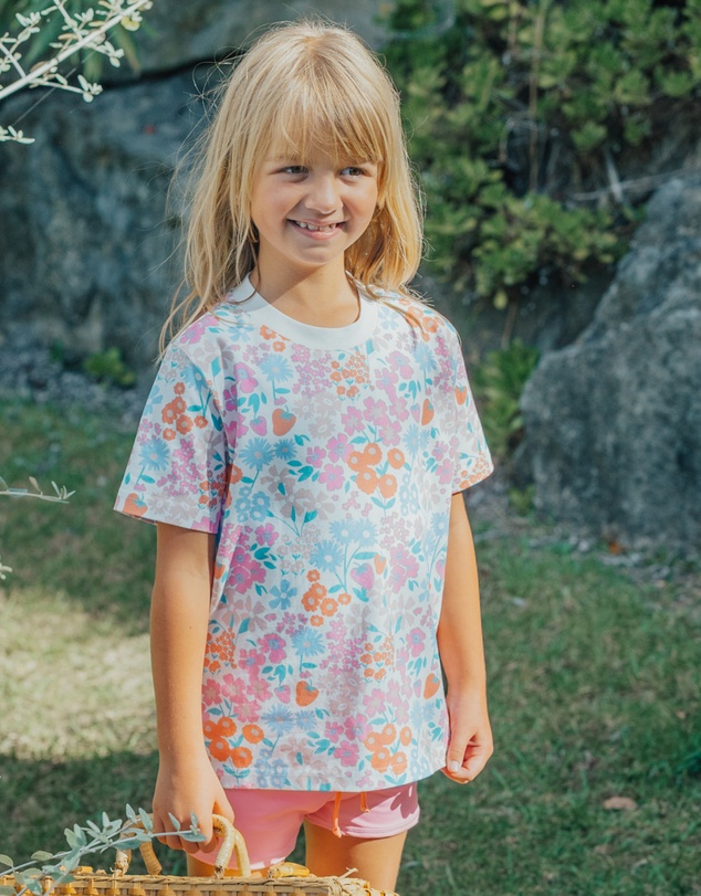 Crywolf - SUN SMART T-SHIRT Berry Garden