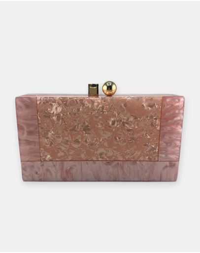 Izoa - Brooke Marble Clutch