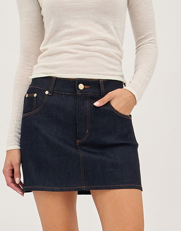 Rolla's - 90s Relaxed Mini Denim Skirt