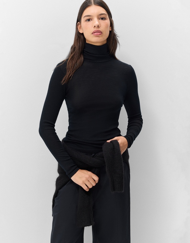 UNISON - Merino High Neck Top