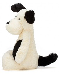 Jellycat - Bashful Black & Cream Puppy Little Small