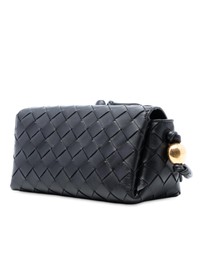 Pre-Loved by Azura Reborn - Pre-Loved Nappa Intrecciato Pouch On Strap Crossbody