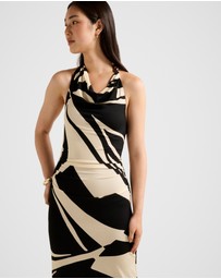Forever New - Caitie Draped Jersey Midi Dress