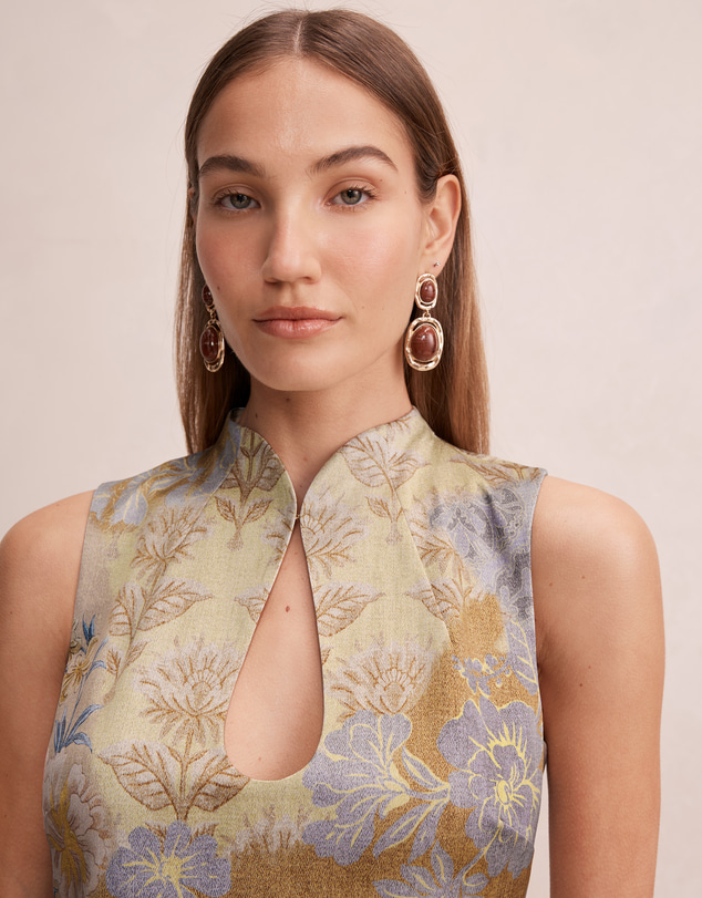 Forever New - Jade Keyhole Satin Mini Dress