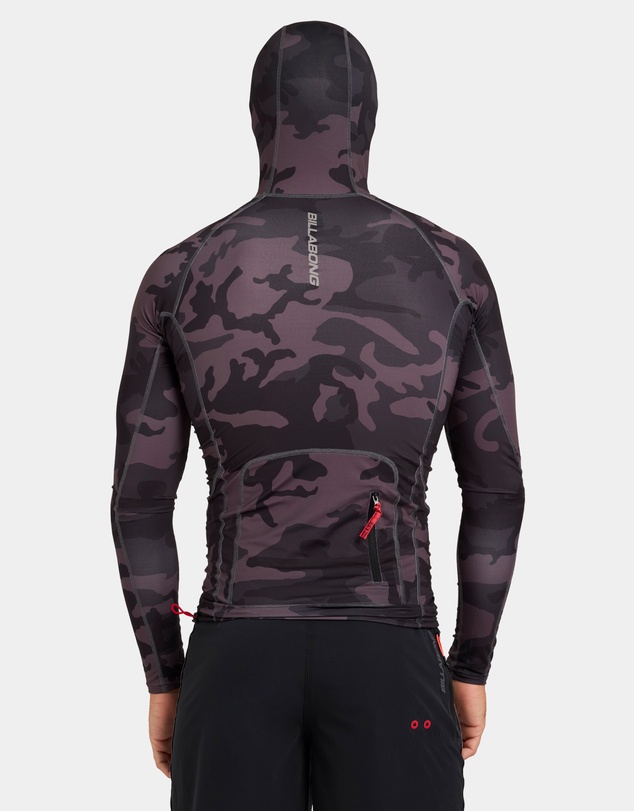 Billabong - Mens Strike Mission Hooded Long Sleeve Rashguard