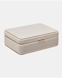 Wolf - Wolf Bella Medium Jewellery Box Bone