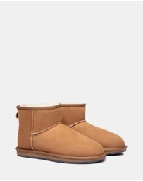 EVERAU - Australian Shepherd Ugg Mini Classic Suede Cow Suede Upper UGG Boots
