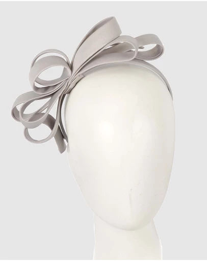Max Alexander - Large Satin Bow Racing Fascinator