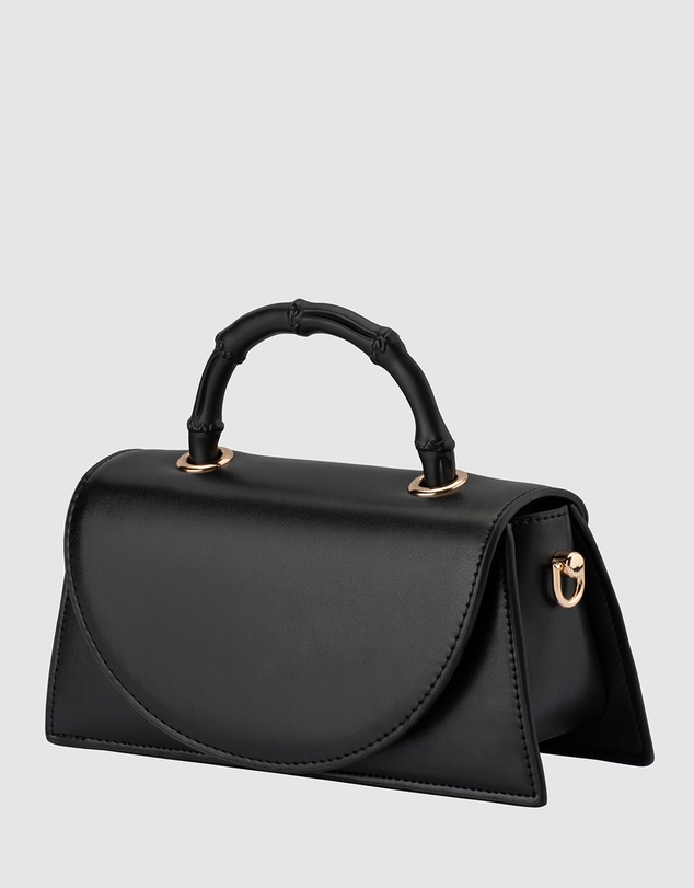 Olga Berg - Phoebe Bamboo Handle Bag