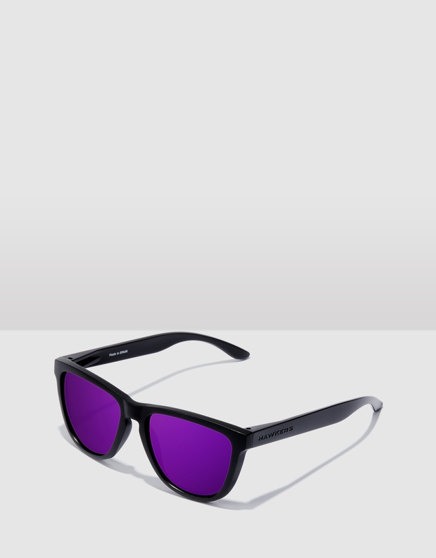 Hawkers Co - Polarized Black Purple One Raw Sunglasses for Men and Women UV400