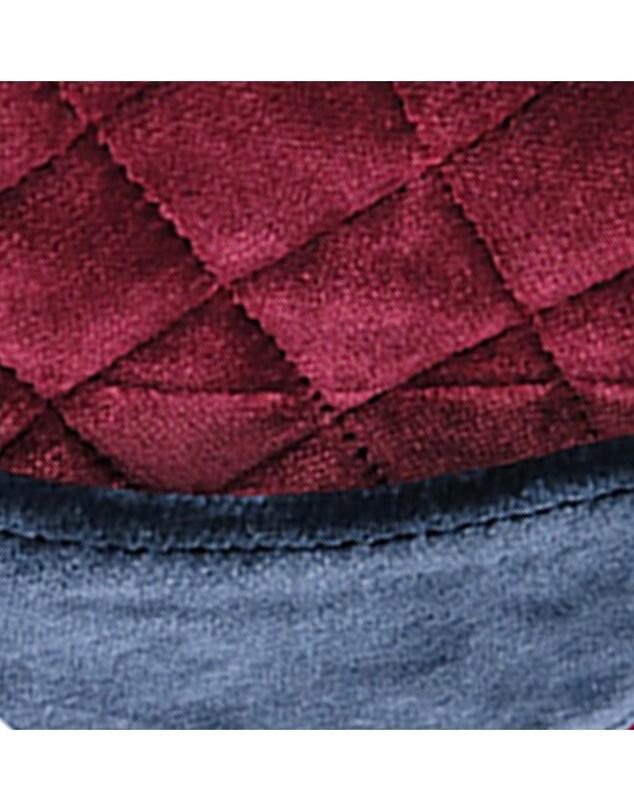 Pre-Loved by Azura Reborn - Pre-Loved Medium Quilted Velvet Private Affair Camellia Flap
