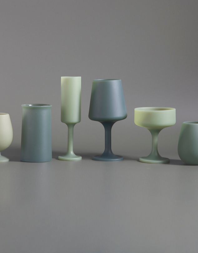 porter green - mecc | silicone unbreakable cocktail glasses