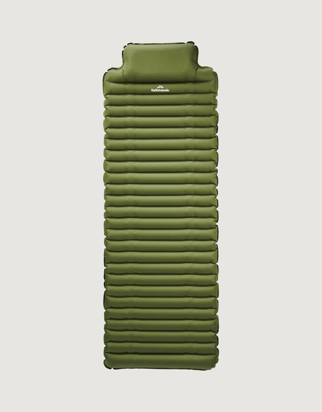 Kathmandu - Insulated Inflatable Hiking Camping Air Mat with Pillow 7cm Thick