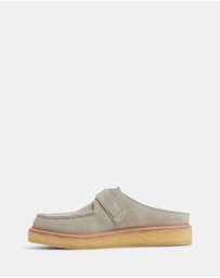 Sperry - Captains Oxford Mule Leather Suede Silver Sage- Women's