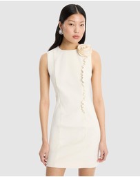 ROTATE - Crepe Mini Flower Dress