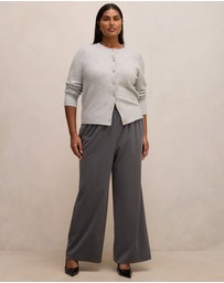Forever New Curve - Liliana Curve Elastic Pinstripe Pants