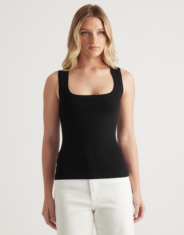 Decjuba - Holly Square Neck Knit Tank