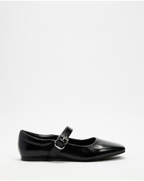 Atmos&Here - Juniper Leather Ballet Flats