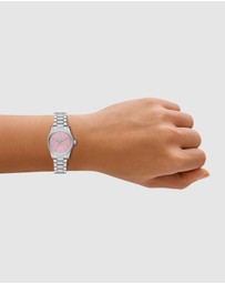Michael Kors - Lexington Silver Tone Analogue Watch