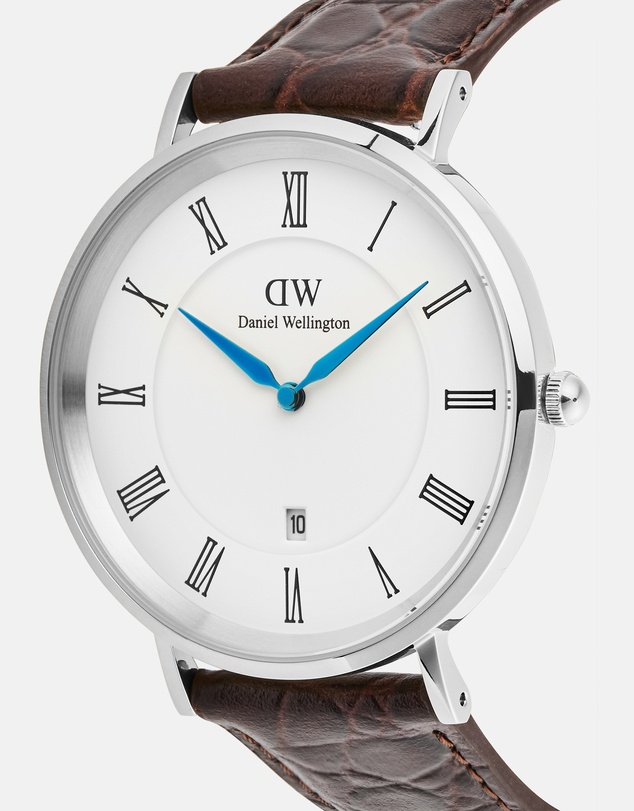Daniel Wellington - Classic 40mm Roman Numerals Date Croc Belly