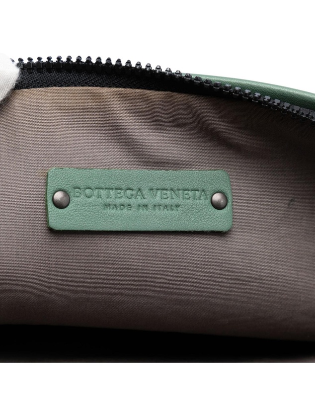 Pre-Loved by Azura Reborn - Pre-Loved Canvas and Nappa Intrecciato Clutch
