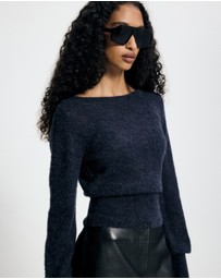 Lover - Vespera Alpaca Blend Sheer Jumper