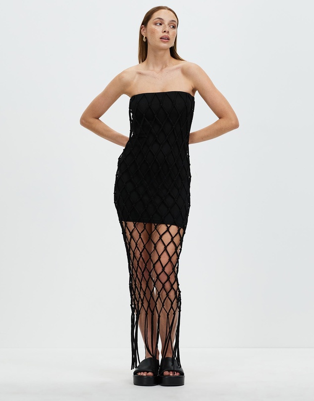 Third Form - Net Strapless Dress