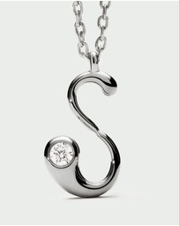 PDPAOLA - Initial 2026 S Silver Pendant Necklace