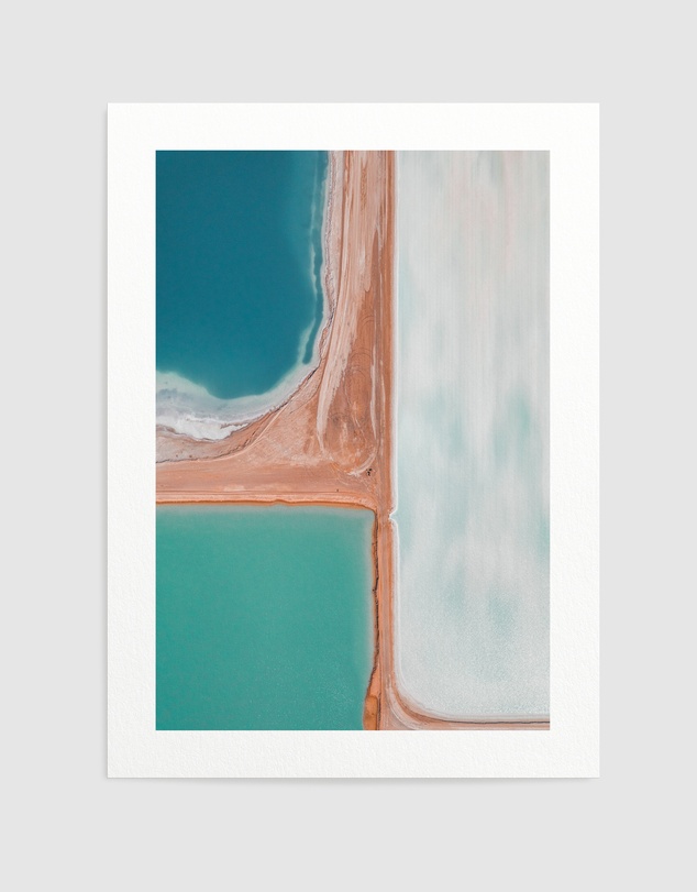 Olive et Oriel - Salt Fields I Art Print