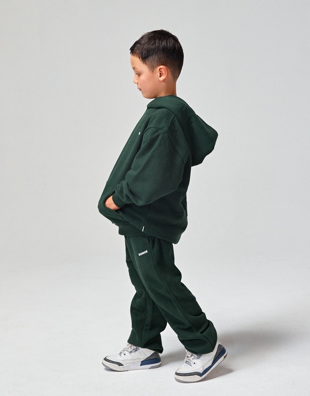 Sonnie - Louis Sweatpants-Dark Forest Green