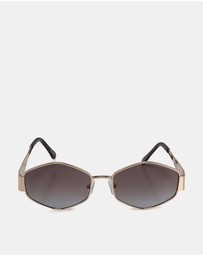 ALDO - Rilibaen Metal Angular Sunglasses