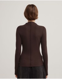 Witchery - Mock Neck Jersey Top