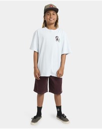 Volcom - Boys 8 to 16 Outer Spaced Walkshorts