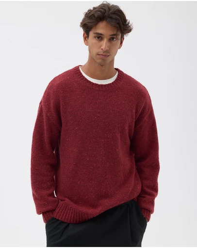 AERE - Wool Blend Relaxed Sweater