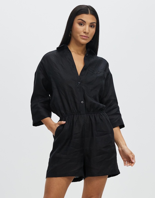 Grace Willow - Iris Linen Playsuit