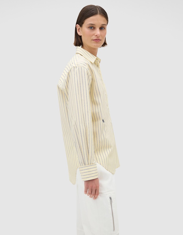 Oroton - Butter Stripe Shirt