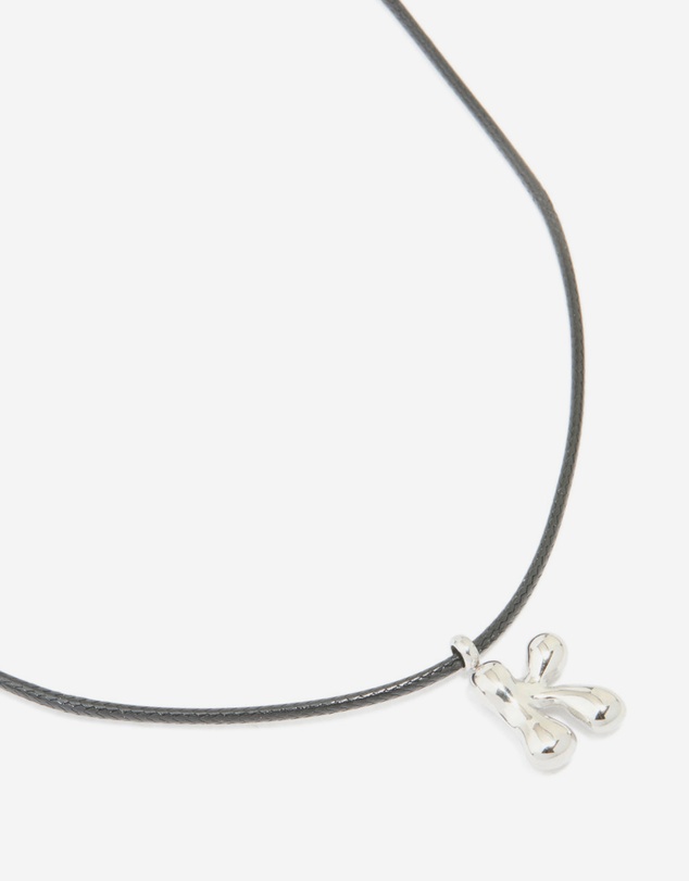Lovisa - Waterproof Stainless Steel Large Bubble Letter K Cord Necklace