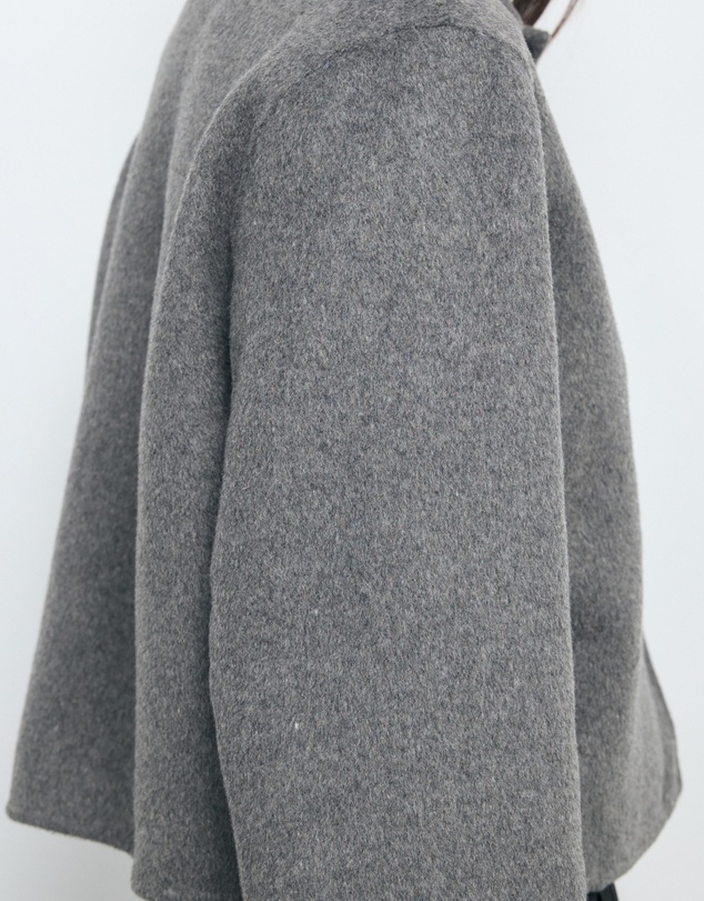 AERE - Lola Double Faced Wool Blend Coat