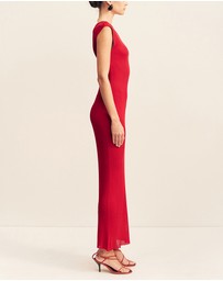 Shona Joy - Rohe Cap Sleeve Midi Dress