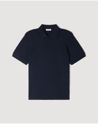 Sandro - Jersey Cross Polo Shirt