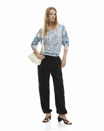 Desigual - Fine collage sweater