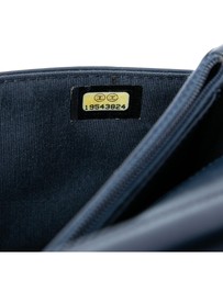 Pre-Loved by Azura Reborn - Pre-Loved CC Patent Whipstitch Wallet On Chain