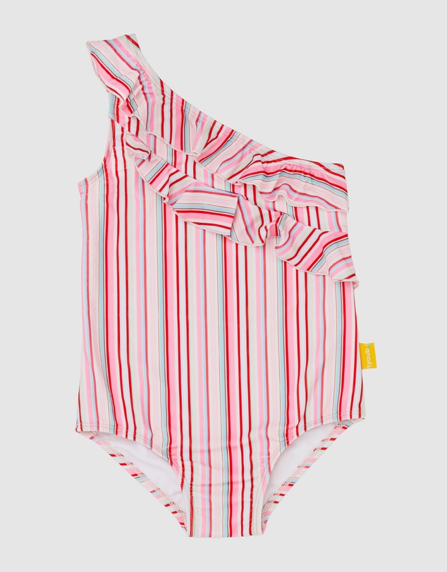 Tyoub - Tyoub One-shoulder One-Piece Swimsuit